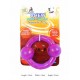 Super Dog Toys Rubber Ring With Two Balls